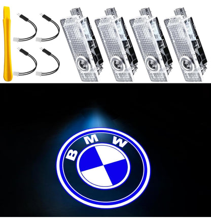 Beamer Designer LED Door lights-Pack of 2 Lights -Compatible with Partial 3/4/5/6/7/X/Z/M/GT Series, ExceptG02/05/06/07/20/21/22/23/26/80/82/83, E39/46/53, etc