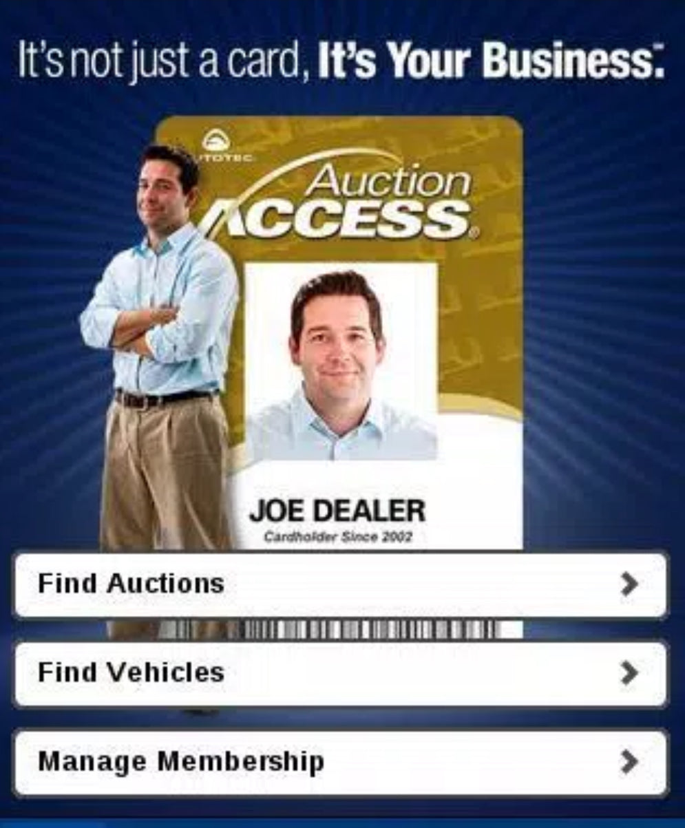 Car Auction Access License-Start Selling Cars Today